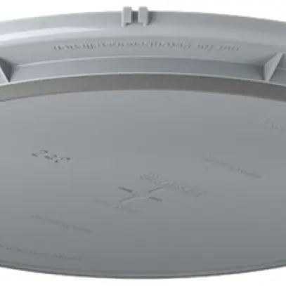 Plaque frontale HaloX 250 pour béton apparent, découpe au plafond Ø240mm 