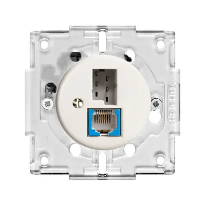 Presa INS T+T 6P/1×RJ45 DSL-a banda larga bianco Standard 