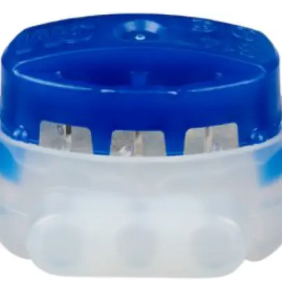 Connettore a bottone 3M Scotchlok 0.5…1.5mm² 14…22 AWG 600V 15A blu per 3L 