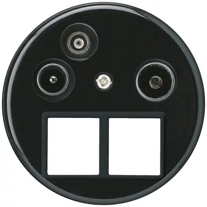 Presa d'antenna TV-R-Dati basico HMS A 2GHz 10.5db nero 