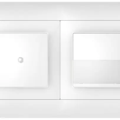 Combilnazione INC SIDUS 12 suoneria+pulsante bianco lucido 