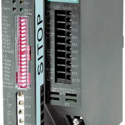 Alimentazione SITOP DC-UPS 24VDC/6 A senza interfaccia seria. 