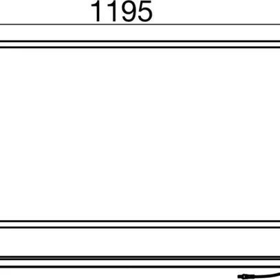 Lampada pannello LED SLV PANEL P 41W 6600lm 830 DALI 1195×595mm bianco 