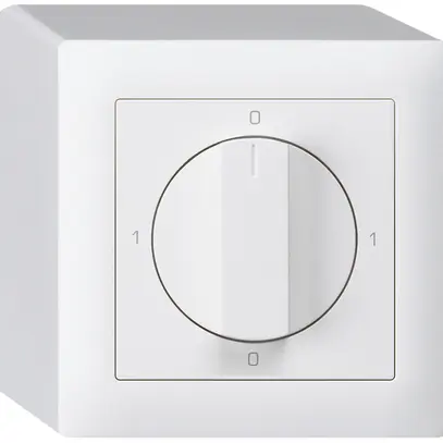 Interrupteur rotatif AP kallysto 0/2L blanc avec manette 
