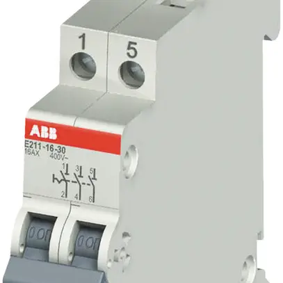 Interrupteur AMD ABB E211, 16A/250V 3L 3F, 1UM, "0-I" 