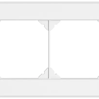UP-Kopfzeile EDIZIO.liv SNAPFIX® 1×2 für frei wählbare Kombinationen weiss 