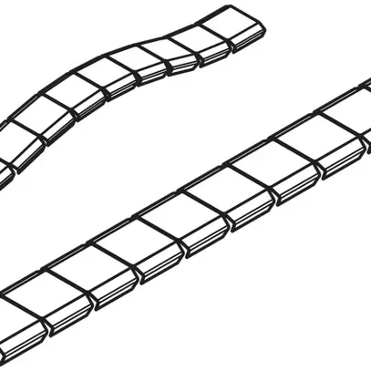 Canale C fless.Lanz L=500mm Lanz, grigio chiaro 