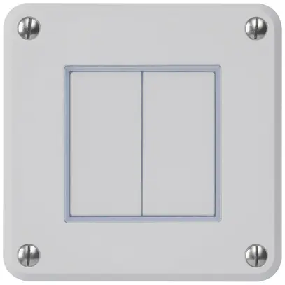 Interrupteur ENC robusto IP55 schema 3/contact à poussoir gris pour combinaison 