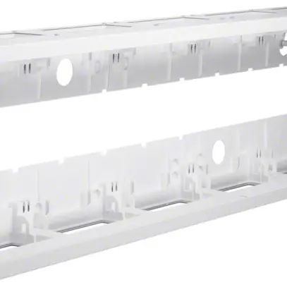Ober-/Unterteil-Set Hager univers 5F für AP-Rahmen IP30 SK I 1250×160mm 2 Stk 