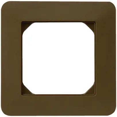 Cadre de recouvrement ENC kallysto.trend 1×1 brun 94×94mm 