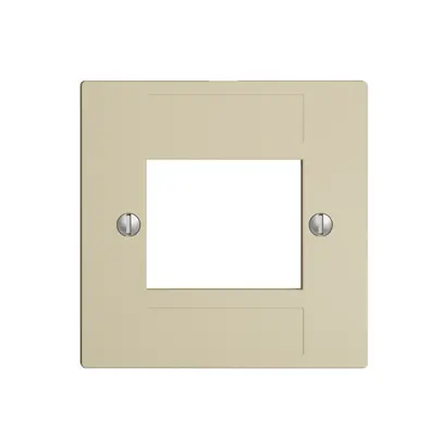 Plaque frontale 4×RJ45 ITplus EDIZIOdue vanille 