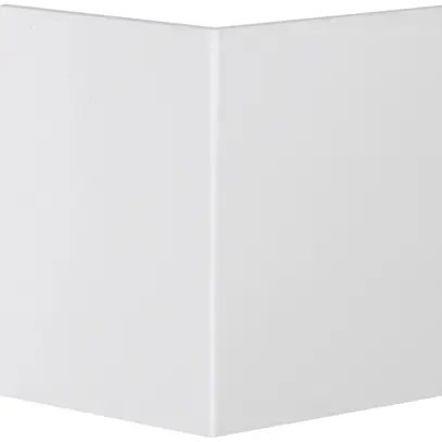 Ausseneck-Abdeckung tehalit für BR Kanal 80mm verkehrsweiss 