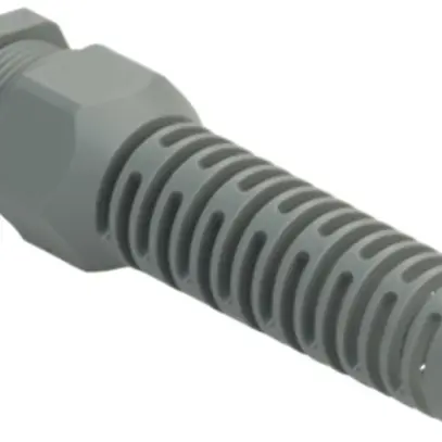 Pressacavo AGRO PA M16×1.5 Ø3…8mm grigio con protezione antipiega corto 