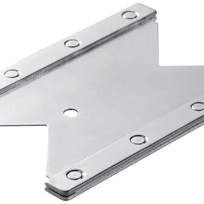Plaque d'ancrage AGRO BST 120×60mm acier fin pour zone Ex 