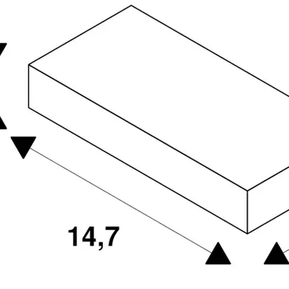 Telecomando SLV HIGHBAY C 147×69×25mm bianco 