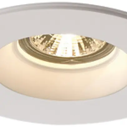 Downlight INC SLV PLASTRA, GU10 35W plâtre rond IP20 blanc 