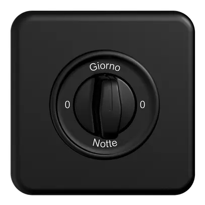 Kit frontale 0-Giorno-0-Notte STANDARDdue, nero 90×90mm 