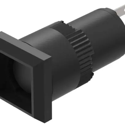 Pulsante luminoso EAO01 a impulso scatto 1R+1Ch col.saldato 2.8×0.5 18×18 or/arg 