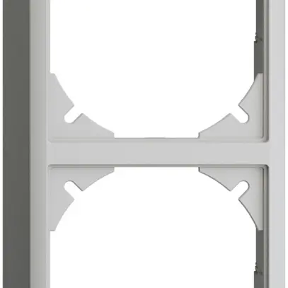 Capot EDIZIOdue 54mm I-I gris clair pour combinaison vertical/horizontal 