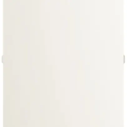 Capot central ABB-Tenton, pour unité de poussoir petit, blanc studio mat 