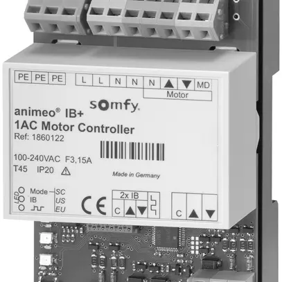 Adaptateur pour rail DIN Somfy pour Moco Platine 