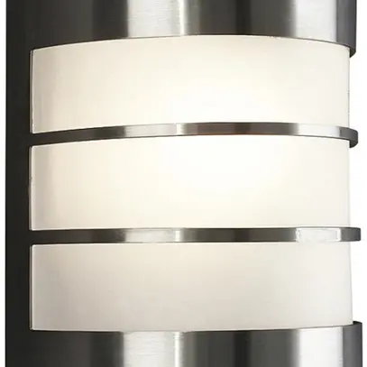 Applique Philips Calgary E27 1×60W IP44 acier fin 