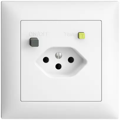 Presa INC EDIZIOdue T13 FI 30mA FMI, bianco 