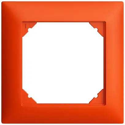 Cadre de recouvrement EDIZIOdue 1×1 orange 