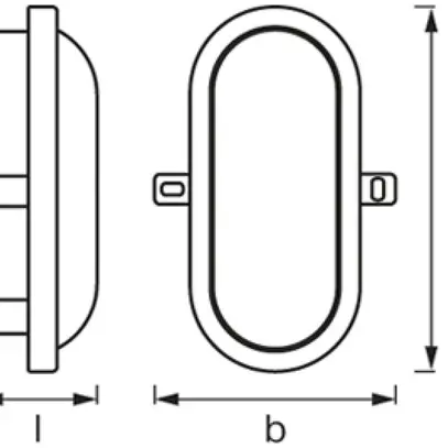 Plafoniera/applique LED LDV LED BULKHEAD, 11W 4000K bianco 