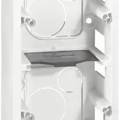 Scatola AP MOS 2×2×2 moduli bianco p=40mm 
