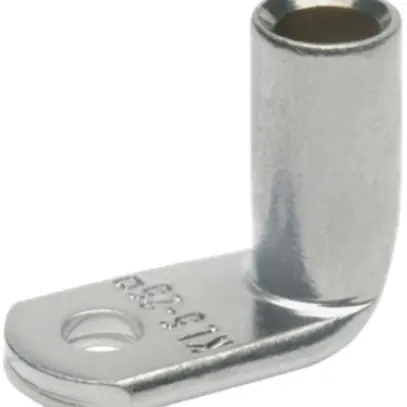 Capocorda tubolare pressione curva M10 120mm² Cu-stagnato 90° 