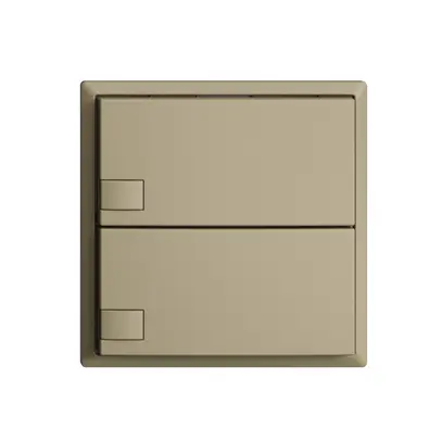Pulsante KNX RGB EDUE, 250mW, s.LED, 2×pulsante, com.1×tasto, sa 