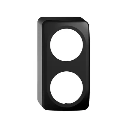 Cappa AP STANDARDdue QX54 2×1 nero 2×Ø50 