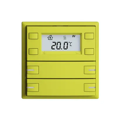 UP-RTH-Taster KNX 4-fach EDIZIOdue F lemon, mit LED RGB 