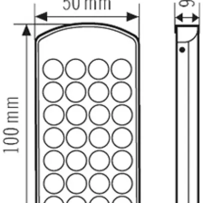 Télécommande ESYLUX DEFENSOR gris argenté 