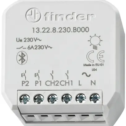 Récepteur radio INC YESLY, sortie de commutation 2-canal, 6A/230V, bluetooth 
