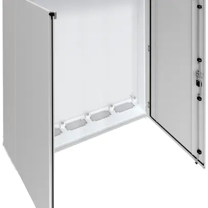 Armadio murale Hager univers con porta piena CP II IP55 1550×1300×275mm RAL 7035 