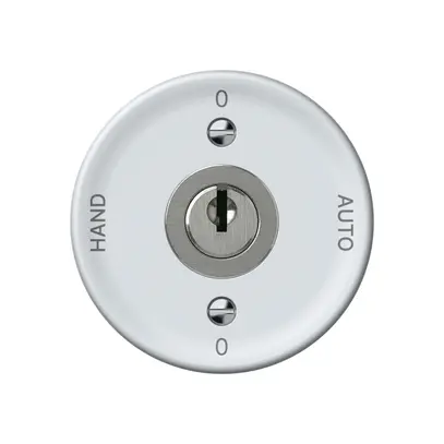 Interruttore a chiave origin commutatore 2/1L 16A 250V 0-AUTO-0-HAND 60×60mm bi 