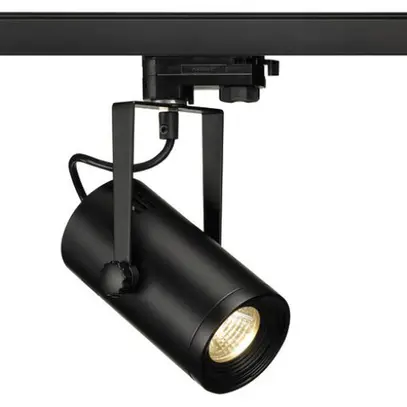 Lampada LED SLV EURO SPOT TRACK 9W 650lm 3000K 36° adattatore 3-fasi nero 
