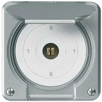 Interruttore a chiave quadrata INC robusto IP55 con coperchio S0/3P all combi 
