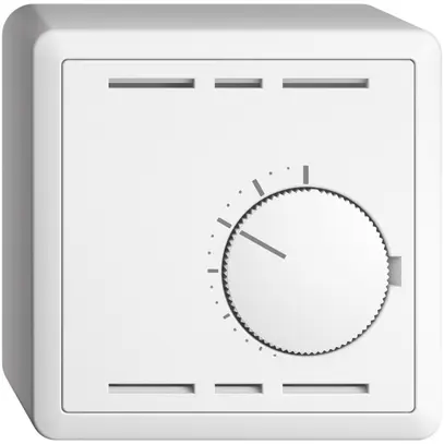 Termostato ambiente AP EDIZIOdue bianco, senza interrutore 