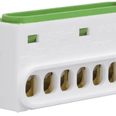 Borne de terre Hager gamma 7-fois vert 
