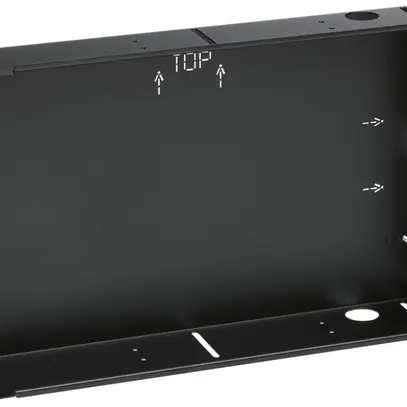 UP-Einbaugehäuse Hager schwarz WDW100 für 10" Touch-Panel 