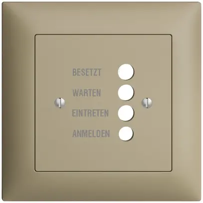 UP-Frontset EDIZIOdue sand 88×88mm für Türstation 1334.D 