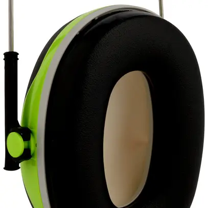 Capsule di protezione udito 3M Peltor X4P3E 32dB verde/nero 