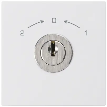Contatto rotativo 1>0<2 bianco KAL con serratura Kaba 8 