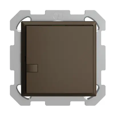 UP-Universaltaster 1×1T Schraubklemme EDIZIOdue coffee, ohne LED 