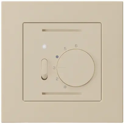 Termostato ambiente INC kallysto.pro beige con interruttore 