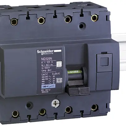 Leistungsschalter Schneider Electric NG125N 3P+N 80A C 25KA 