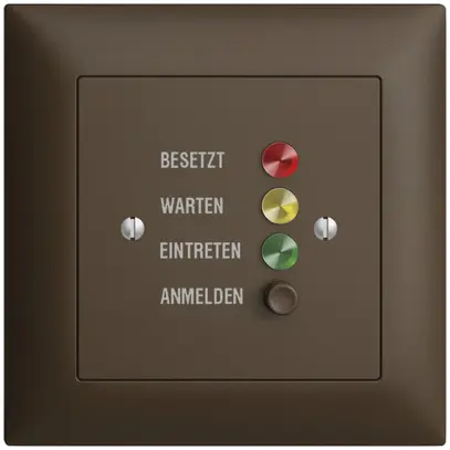 UP-Türstation für Rufleuchte deutsch, EDIZIOdue coffee 